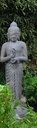 Buddha en pierre de lave