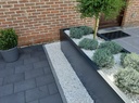 Jardinière rectangulaire Artus en acier alu 3 mm RAL 9005 (copie)