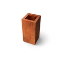 Bac en acier corten rectangulaire 2 mm