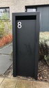 Boite aux lettres Litru / Corten noire Ral 9005