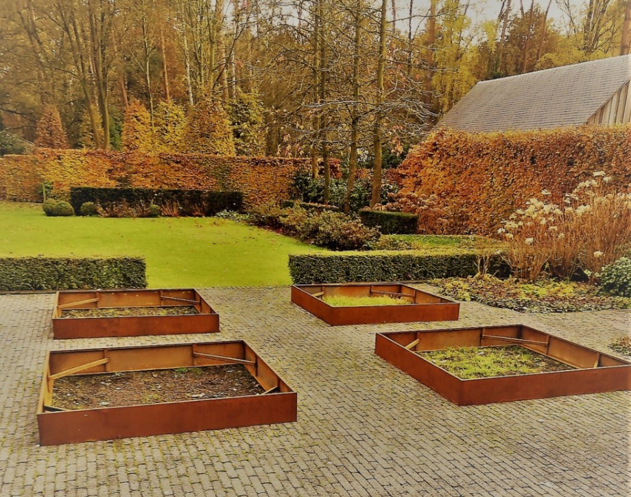 Bordus bac a plantes sans fond Corten Ht 300mm