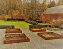Bordus bac a plantes sans fond Corten Ht 300mm