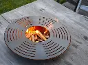 Grille plancha pour brasero corten 