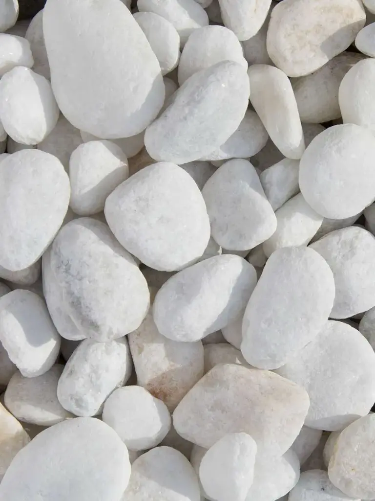 Galet crystal white en bigbag  (0.7 m³, 16/25 mm)