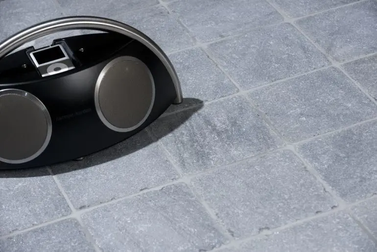 Pavé Vinh blue grésé (15x15x2.5)