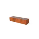Table d'eau corten rectangulaire 