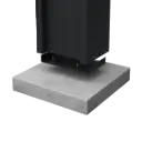 Boite aux lettres socle en béton 