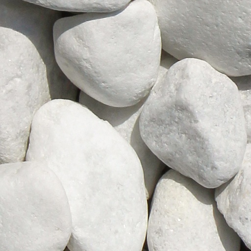 Galet crystal white 40/80 en bigbag (0.7 m³)
