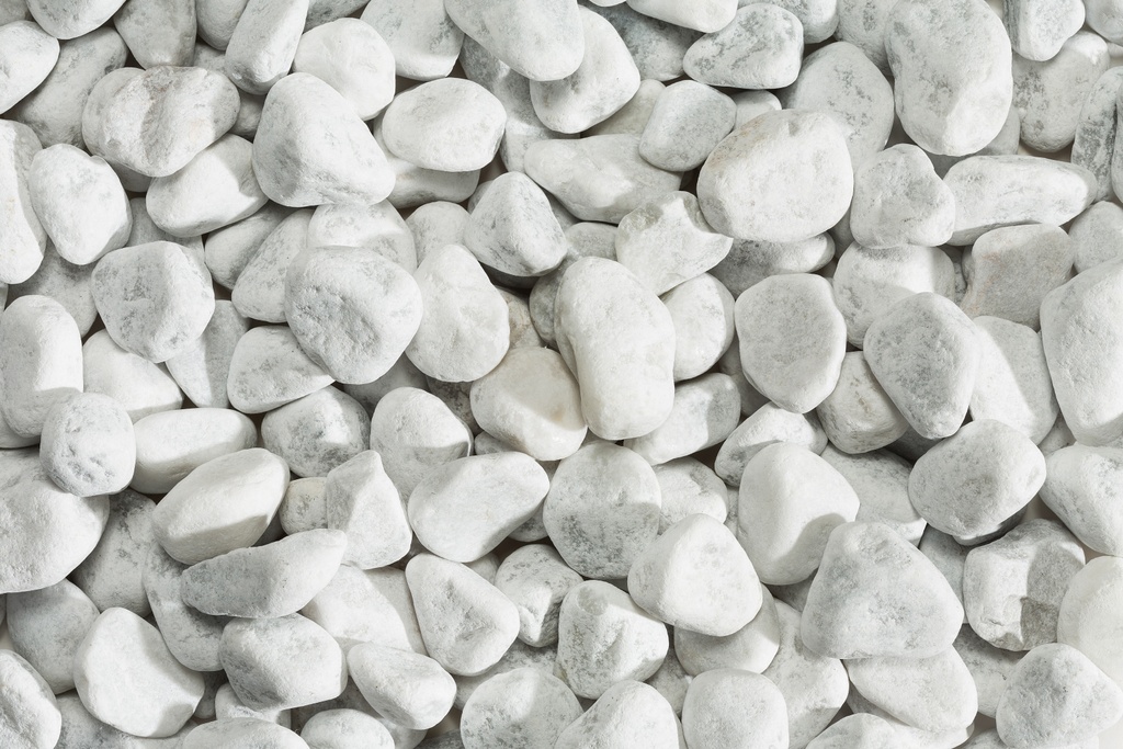 Gravier roulé carrara en bigbag (500 kg, 15/25)