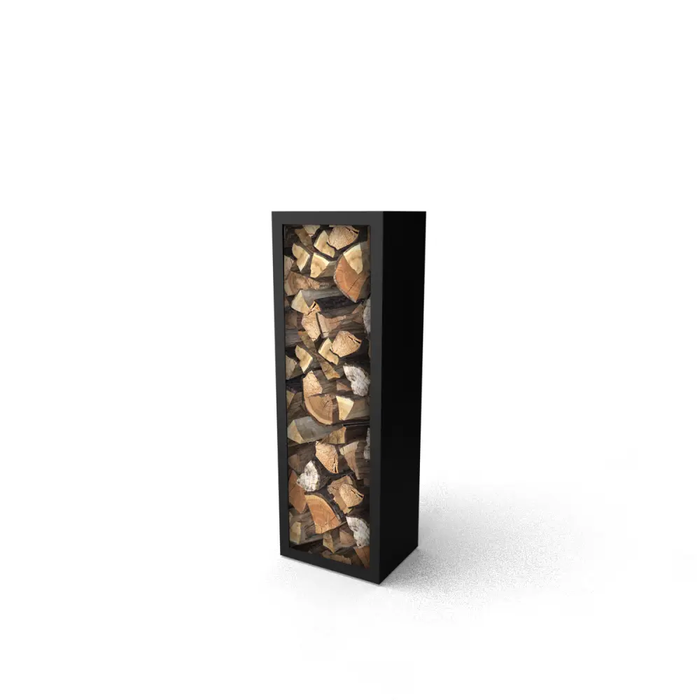 Rack a buches noir en 38.5 cm prof