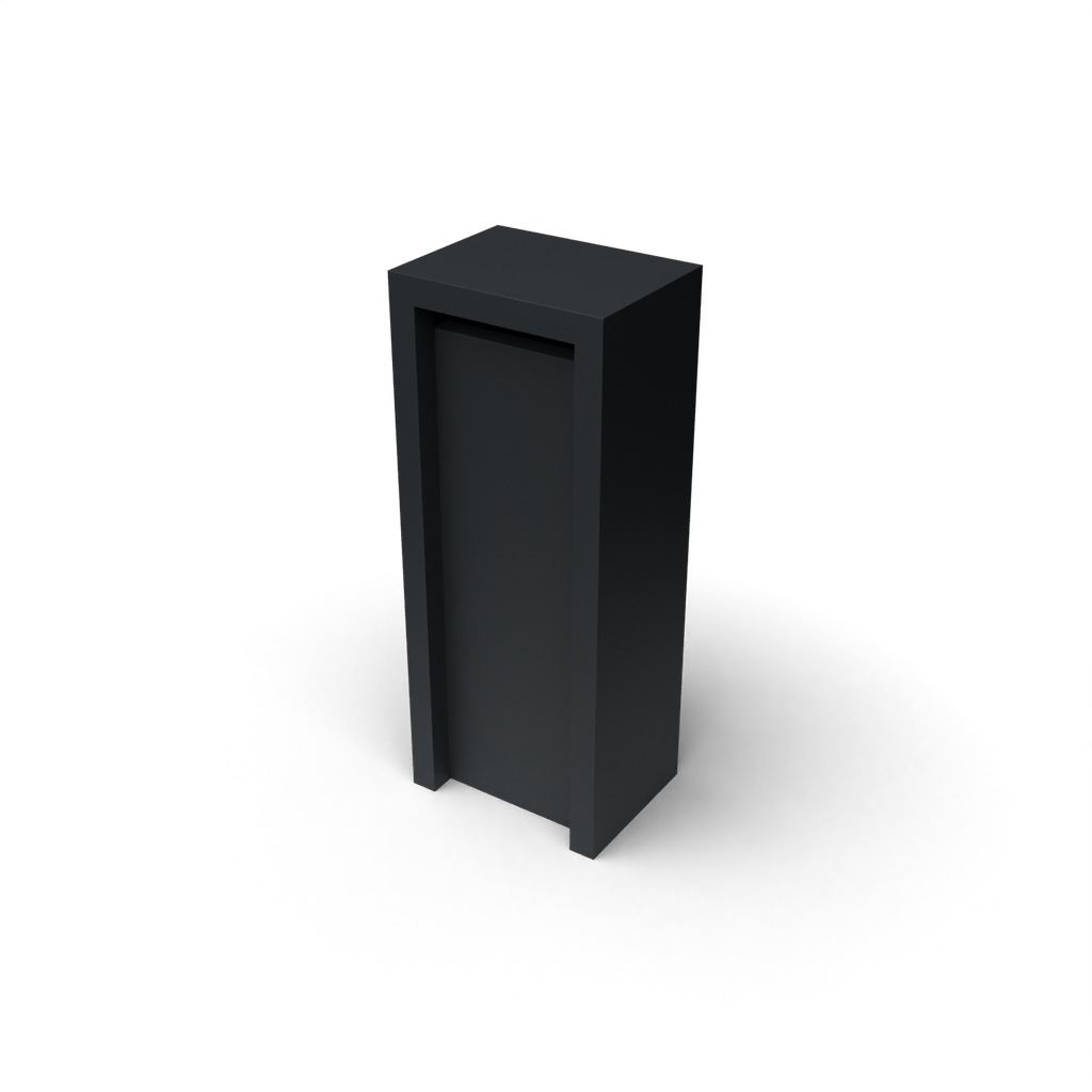 Boite aux lettres colis Litru serrure digitale noire Ral 9005