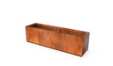 Bac en acier corten rectangulaire 2 mm