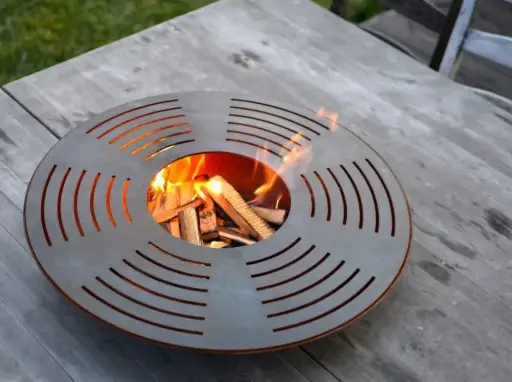 Grille plancha pour brasero corten 