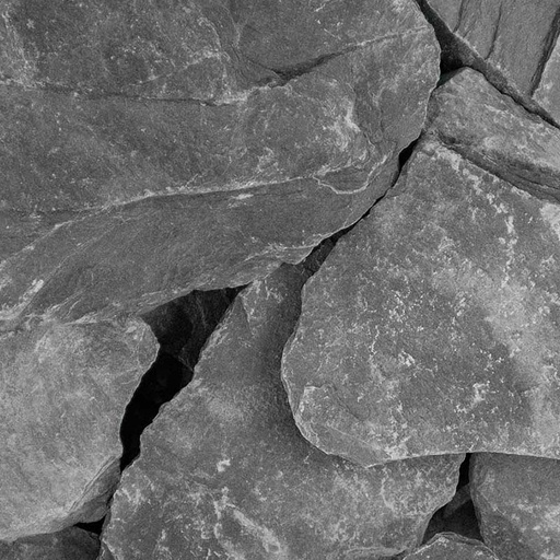 Ardoise schiste noir 60-180 mm en bigbag